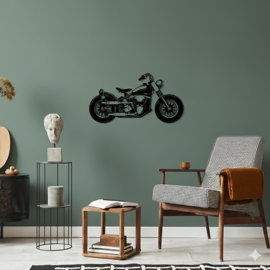 Bike Metal Wall Art I Café & Garage Decor I