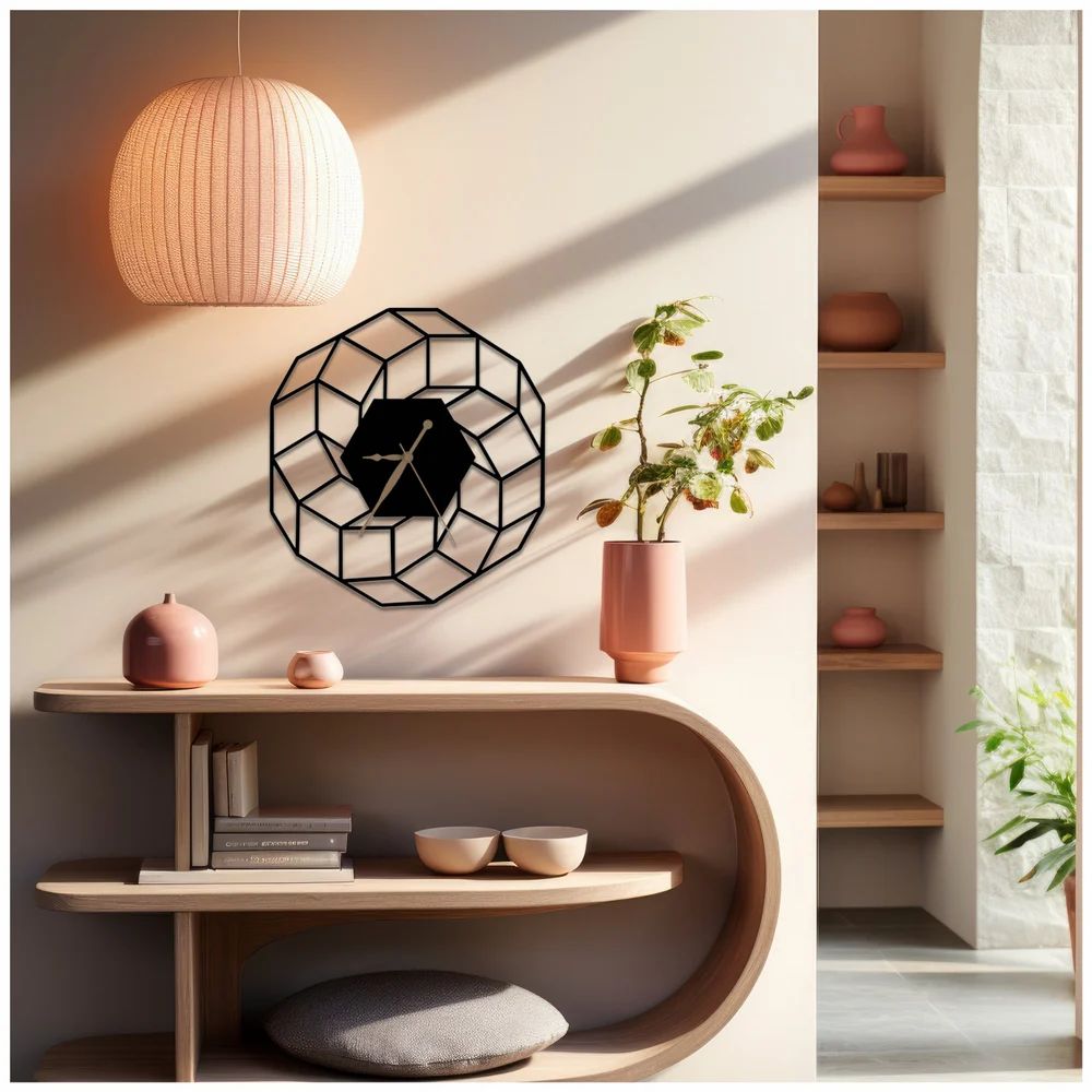 Infinity Grid Metal wall clock