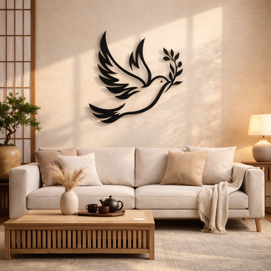 Bird Design Silhouette Metal Wall Art | Premium Laser-Cut Wall Decor