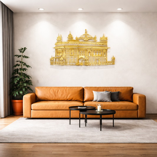 Eternal Harmandir Metal Wall Art | Premium Laser-Cut Wall Decor