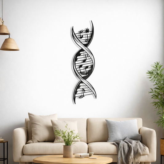 Harmony Helix Metal Wall Art | Premium Laser-Cut Wall Decor