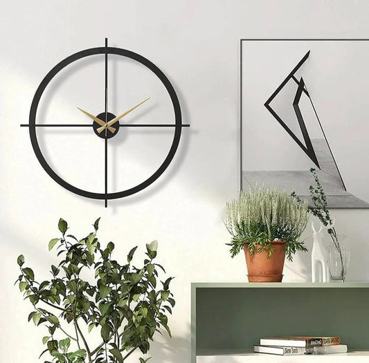 Mechanical Metal Wall Clock